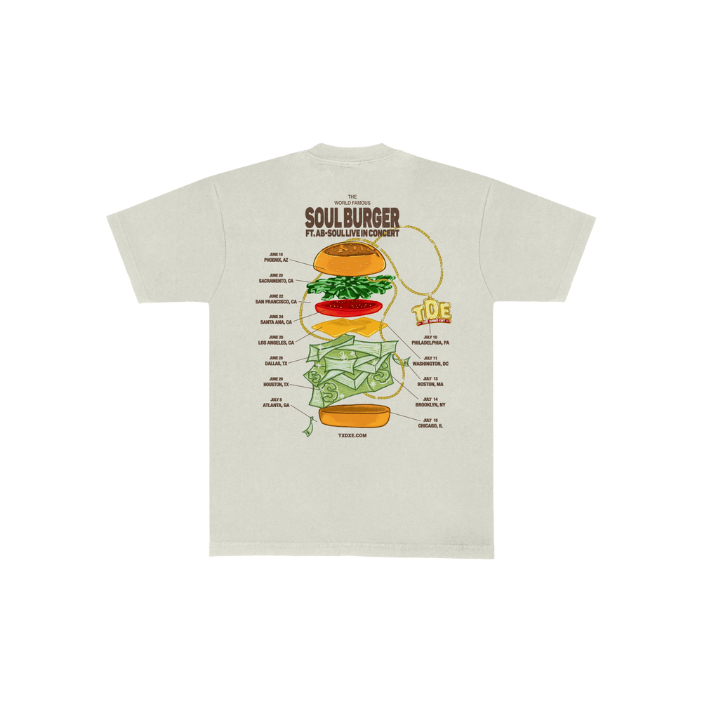 Soul Burger Tour Tee (Off-White)