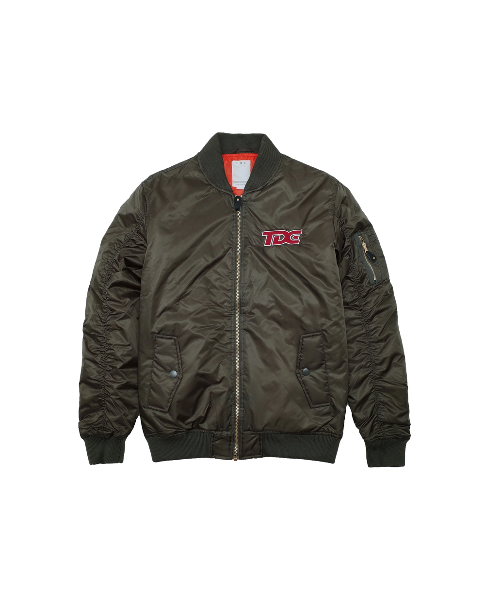 TDE New Classic Bomber Jacket (Olive)