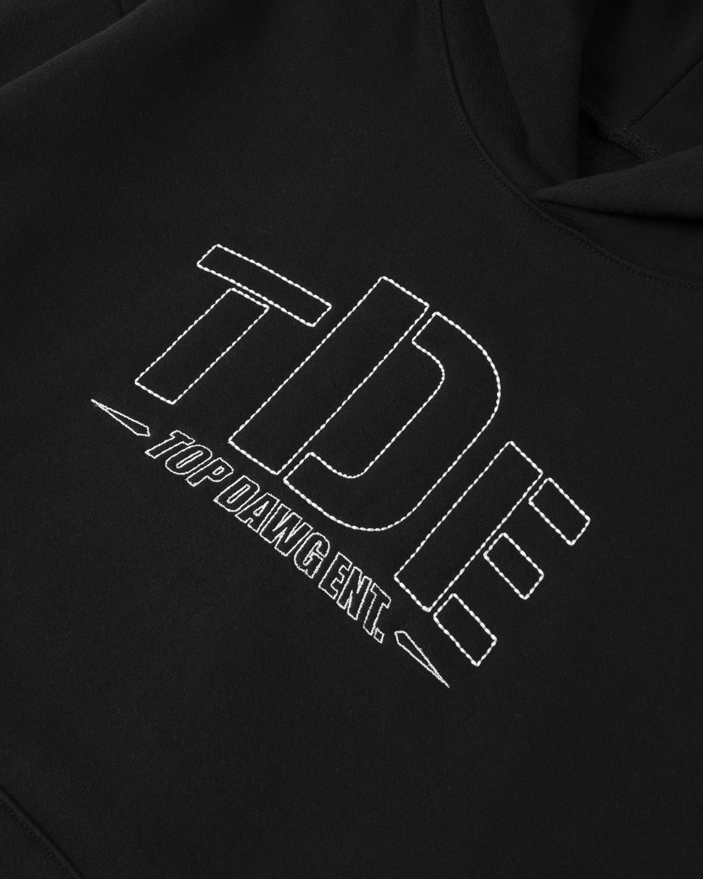 Original Outline Stitch Hoodie (Black)