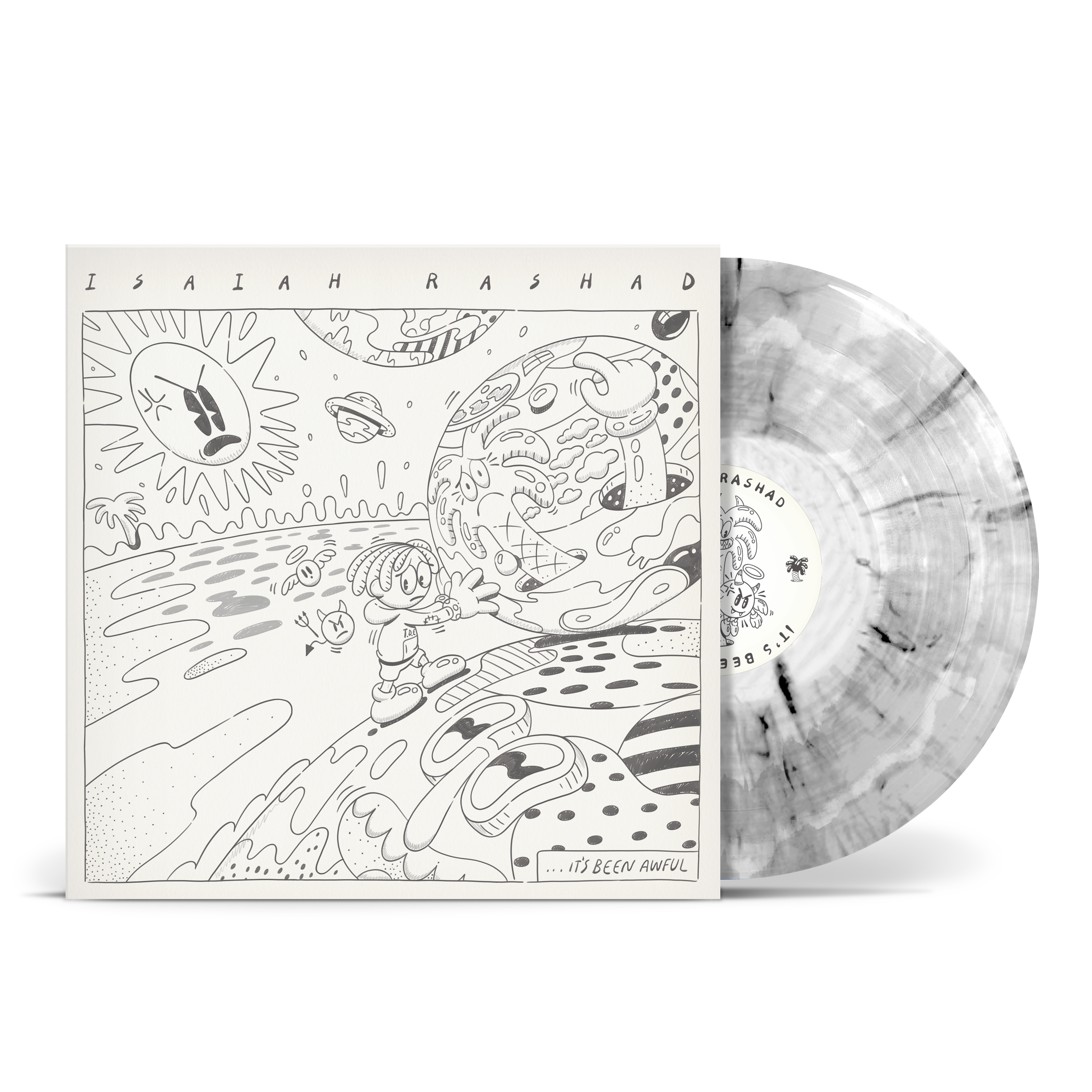 Isaiah Rashad - It's Been Awful Gatefold 2LP Swirl Vinyl (Steven