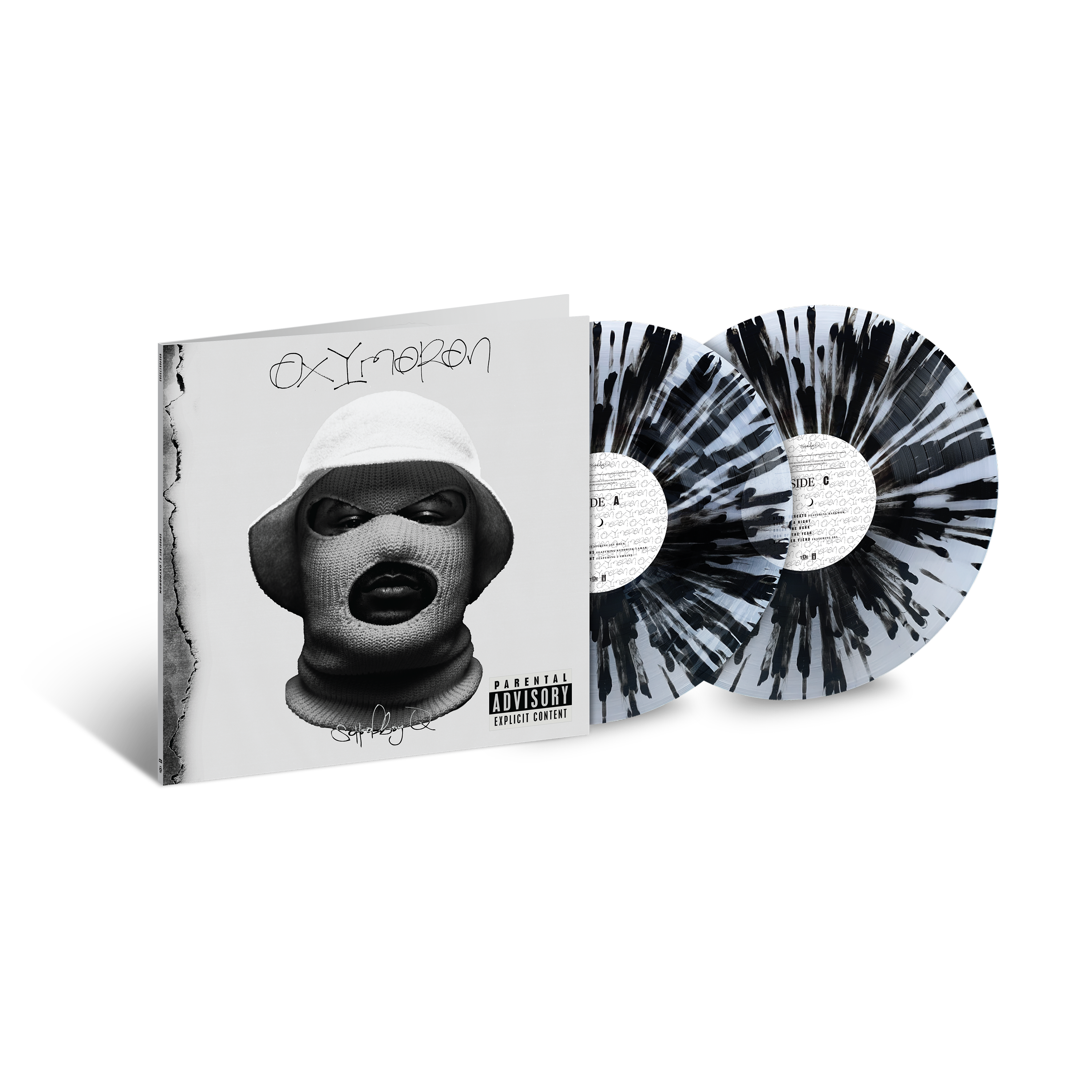 ScHoolboy Q - OXYMORON (LIMITED EDITION CLEAR AND BLACK SPLATTER ScHoolboy Q - OXYMORON (LIMITED EDITION CLEAR AND BLACK SPLATTER