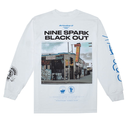 Nine Spark L/S T-Shirt (White)