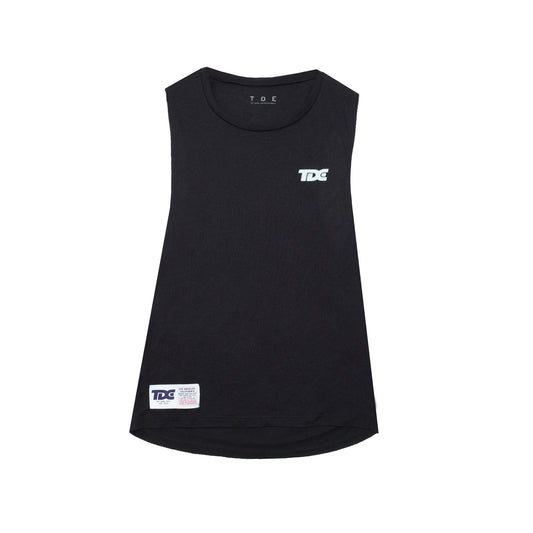 TDE New Classic Woman's Sleeveless T-Shirt (Black)