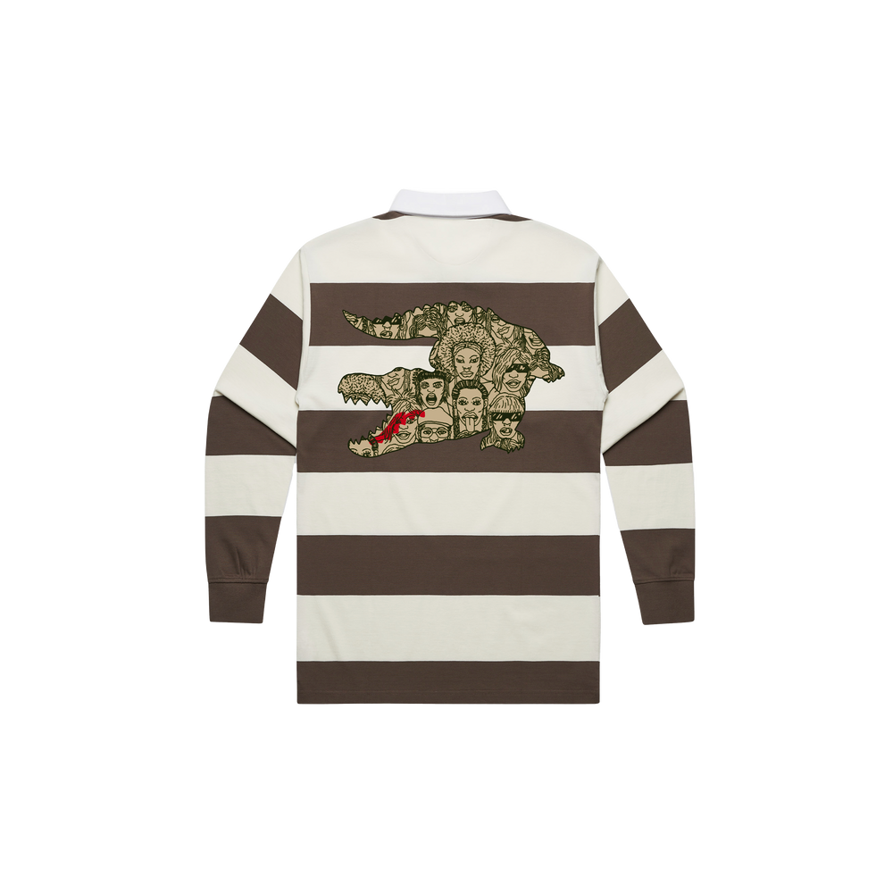 Doechii - A.B.N.H. Rugby Polo (Walnut)