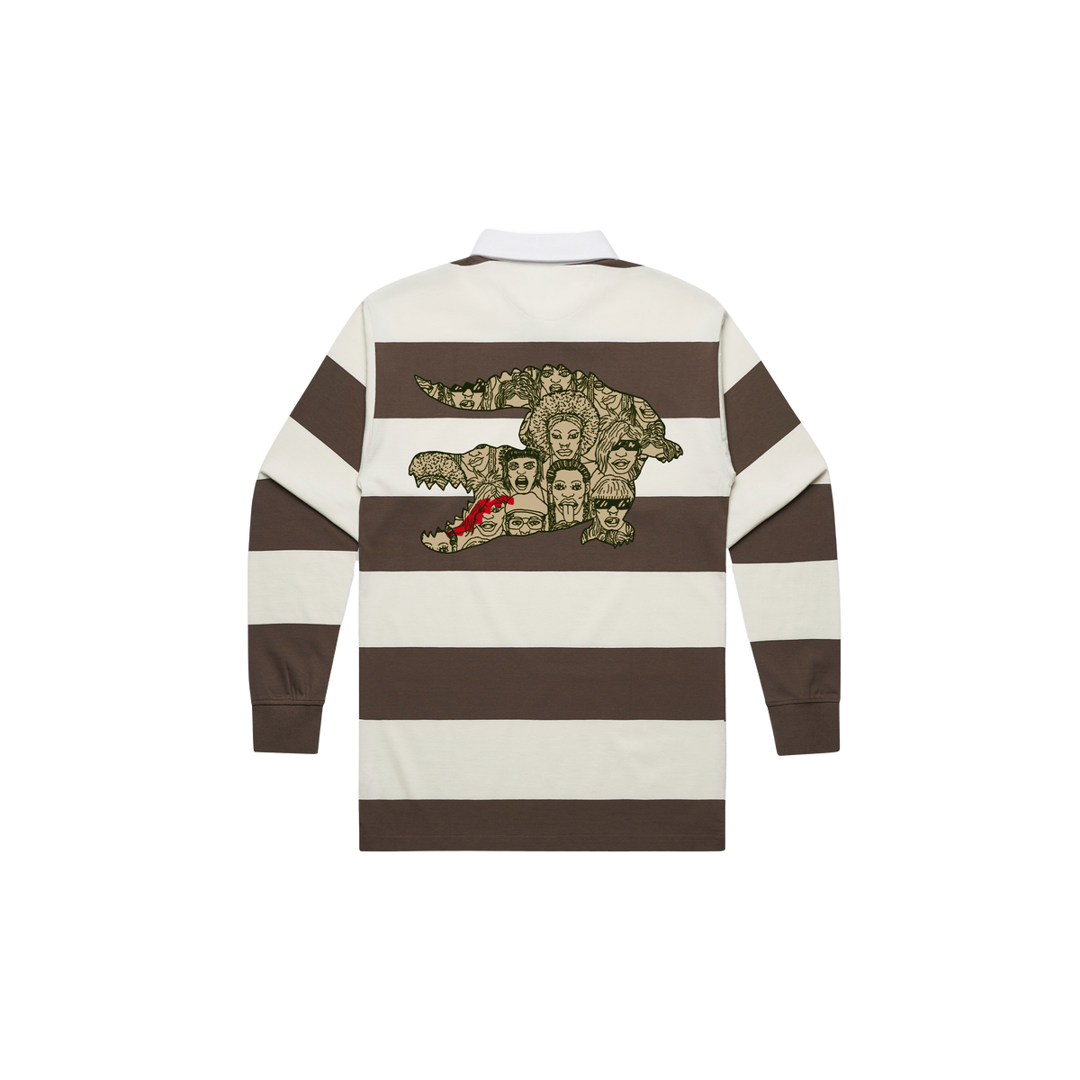 Doechii - A.B.N.H. Rugby Polo (Walnut)