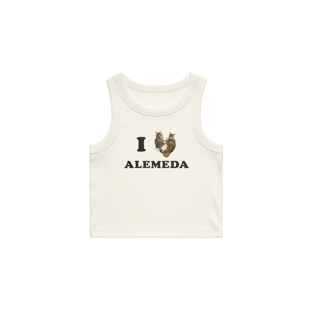 ALEMEDA - I Love Alemeda Cat Tank