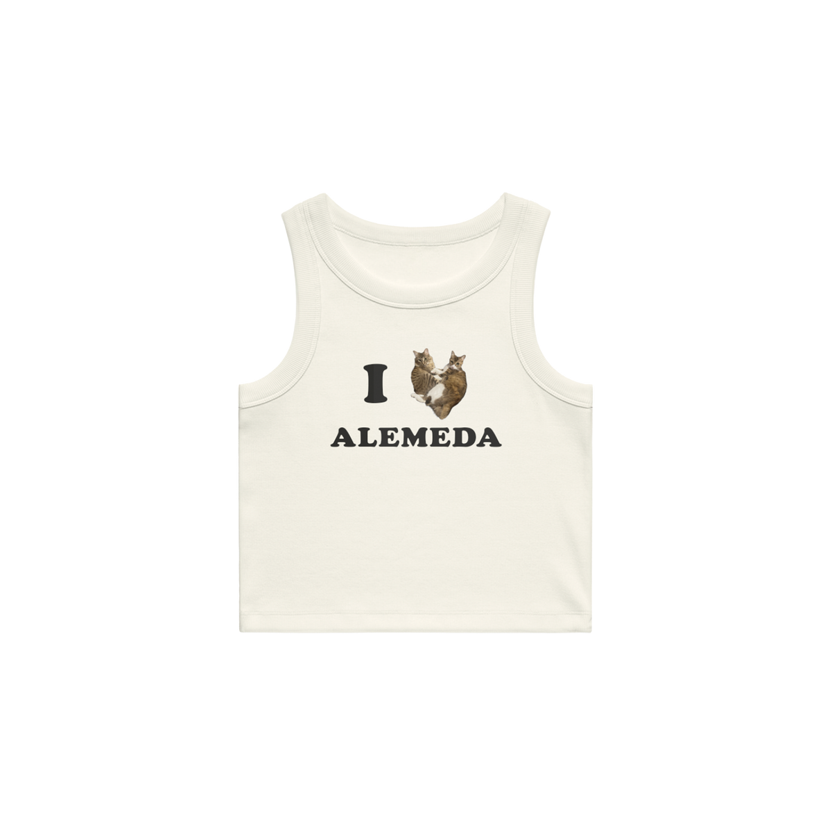 ALEMEDA - I Love Alemeda Cat Tank