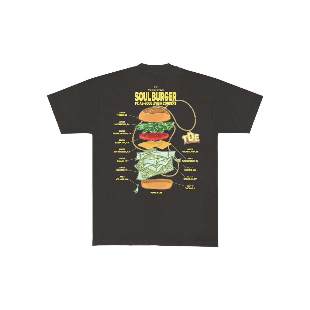 Soul Burger Tour Tee (Black)