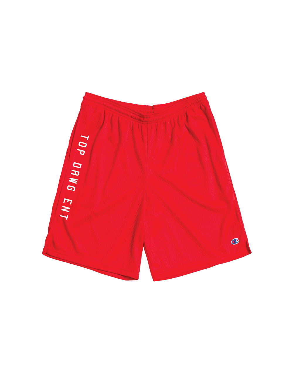 Champion Mesh Shorts Red Top Dawg Entertainment