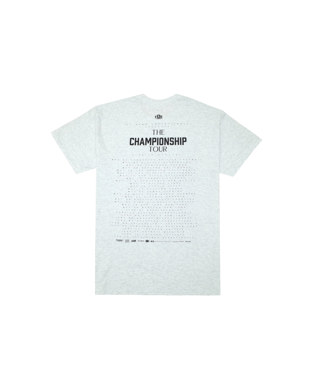 TDE Championship Tour Cartoon T-Shirt (Grey)