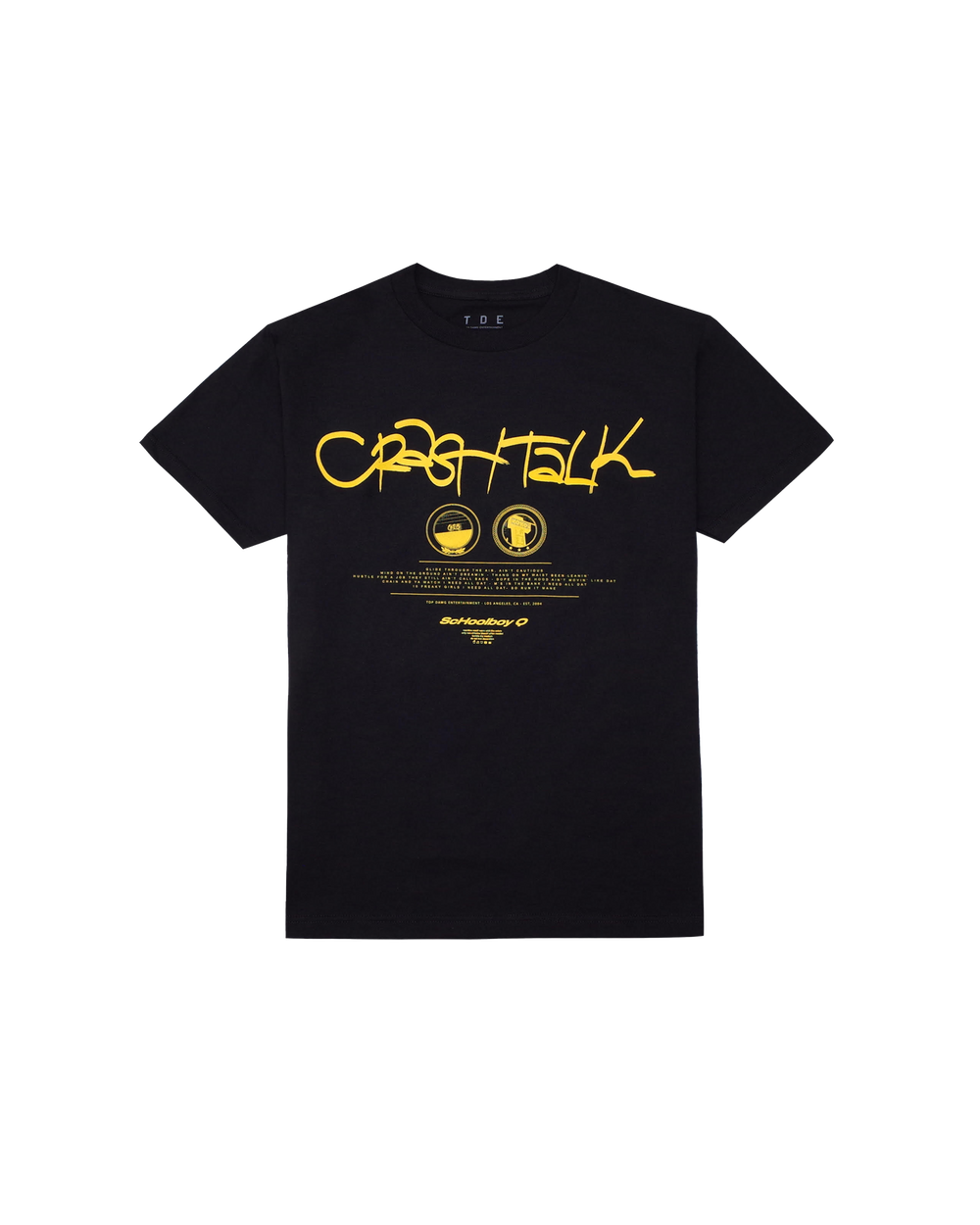 CrasH Talk S/S T-Shirt (Black)