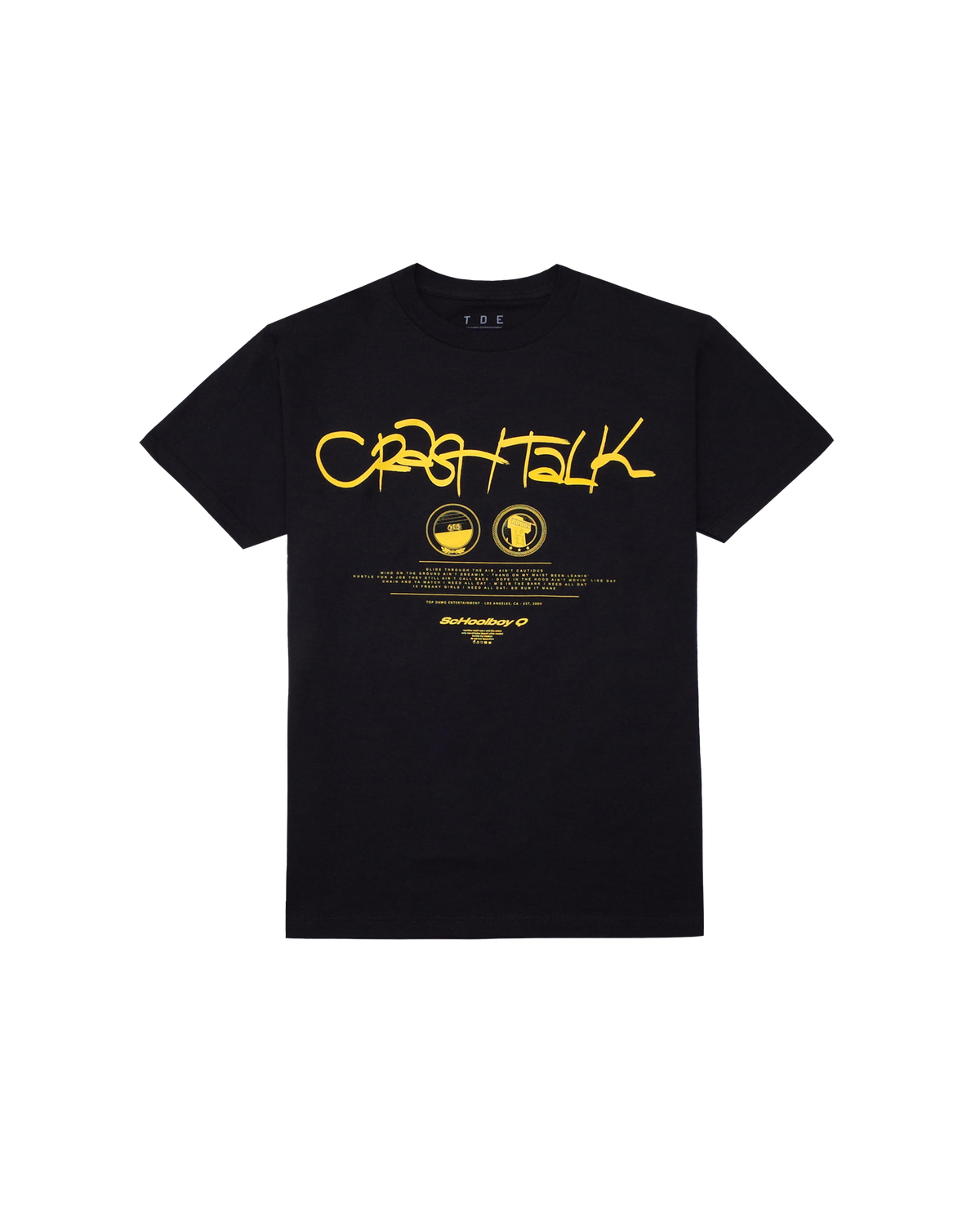 CrasH Talk S/S T-Shirt (Black)