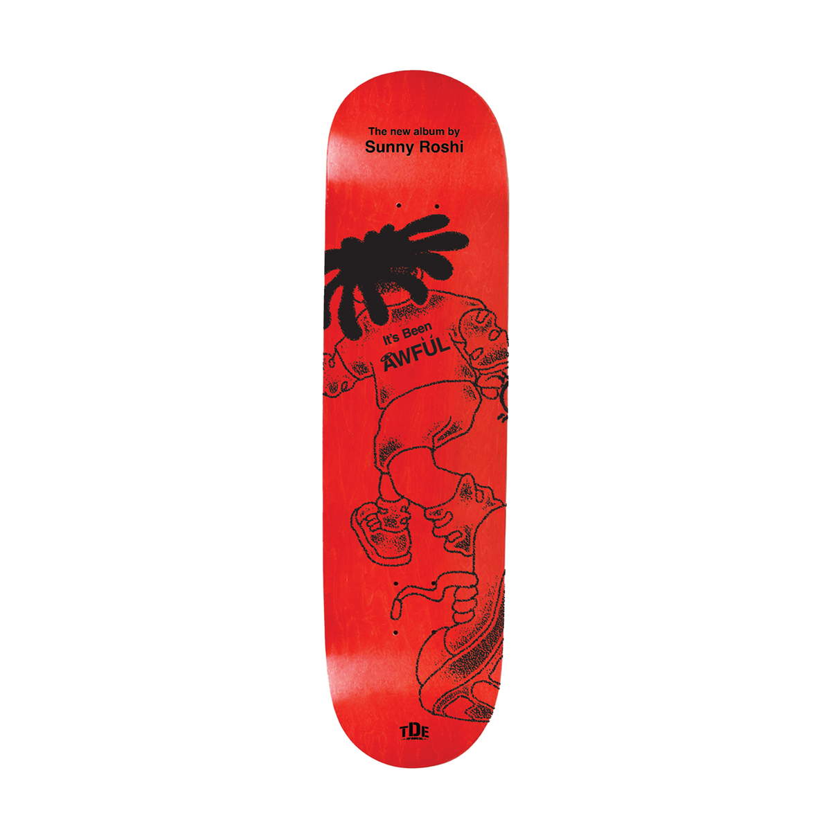 Isaiah Rashad - Man On A Mission Skate Deck