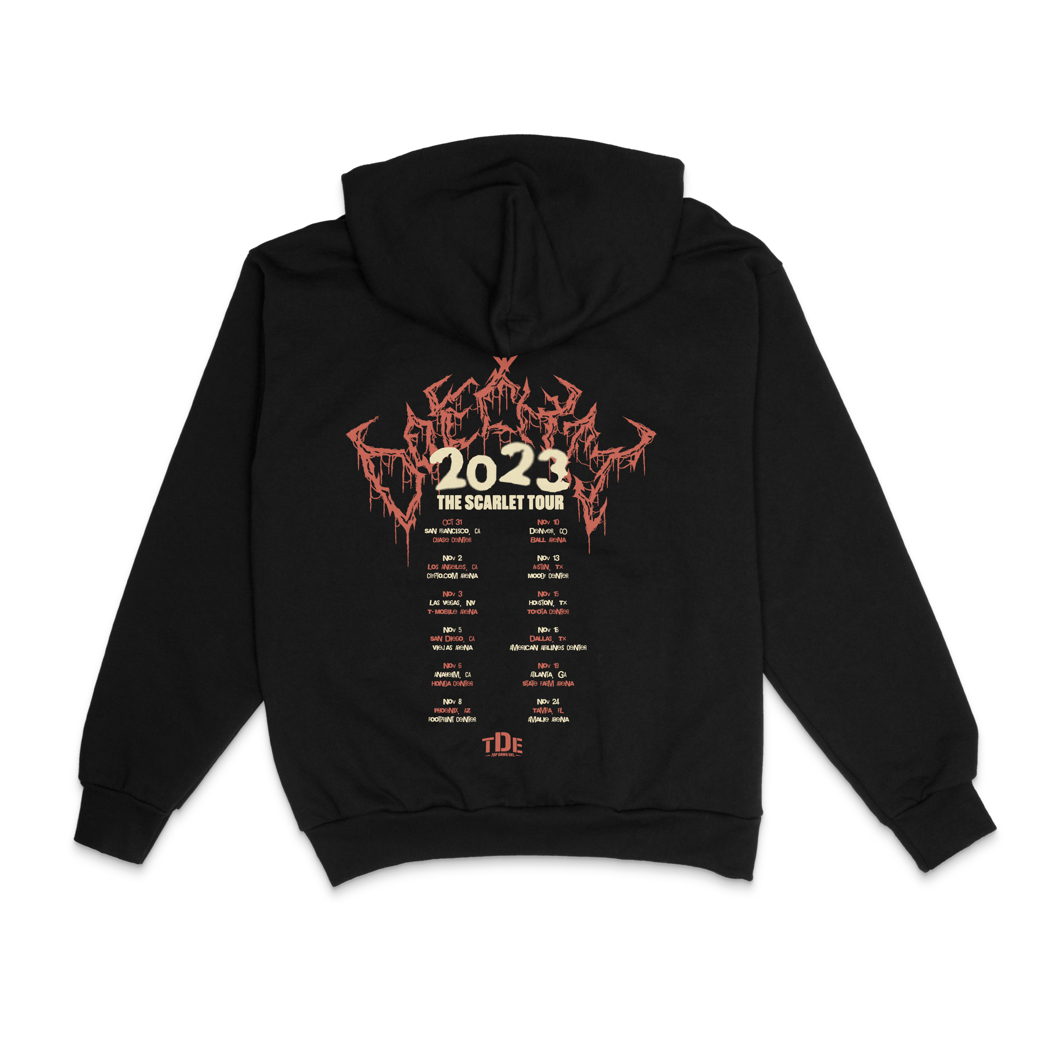 Doechii Scartlet Tour Hoodie – Top Dawg Entertainment