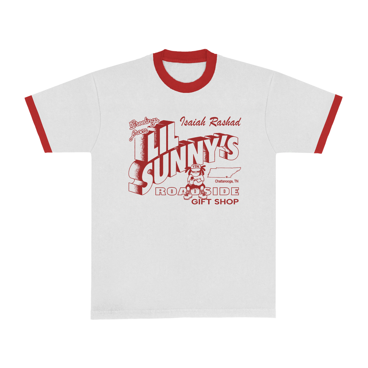Isaiah Rashad - Gift Shop Ringer tee
