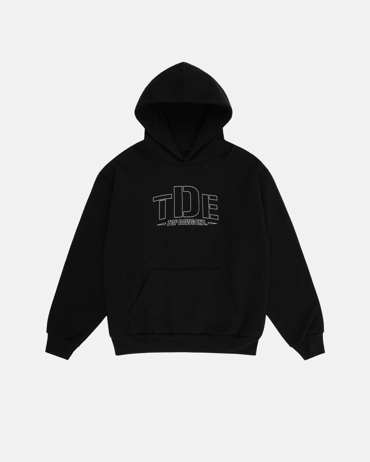 Original Outline Stitch Hoodie (Black)