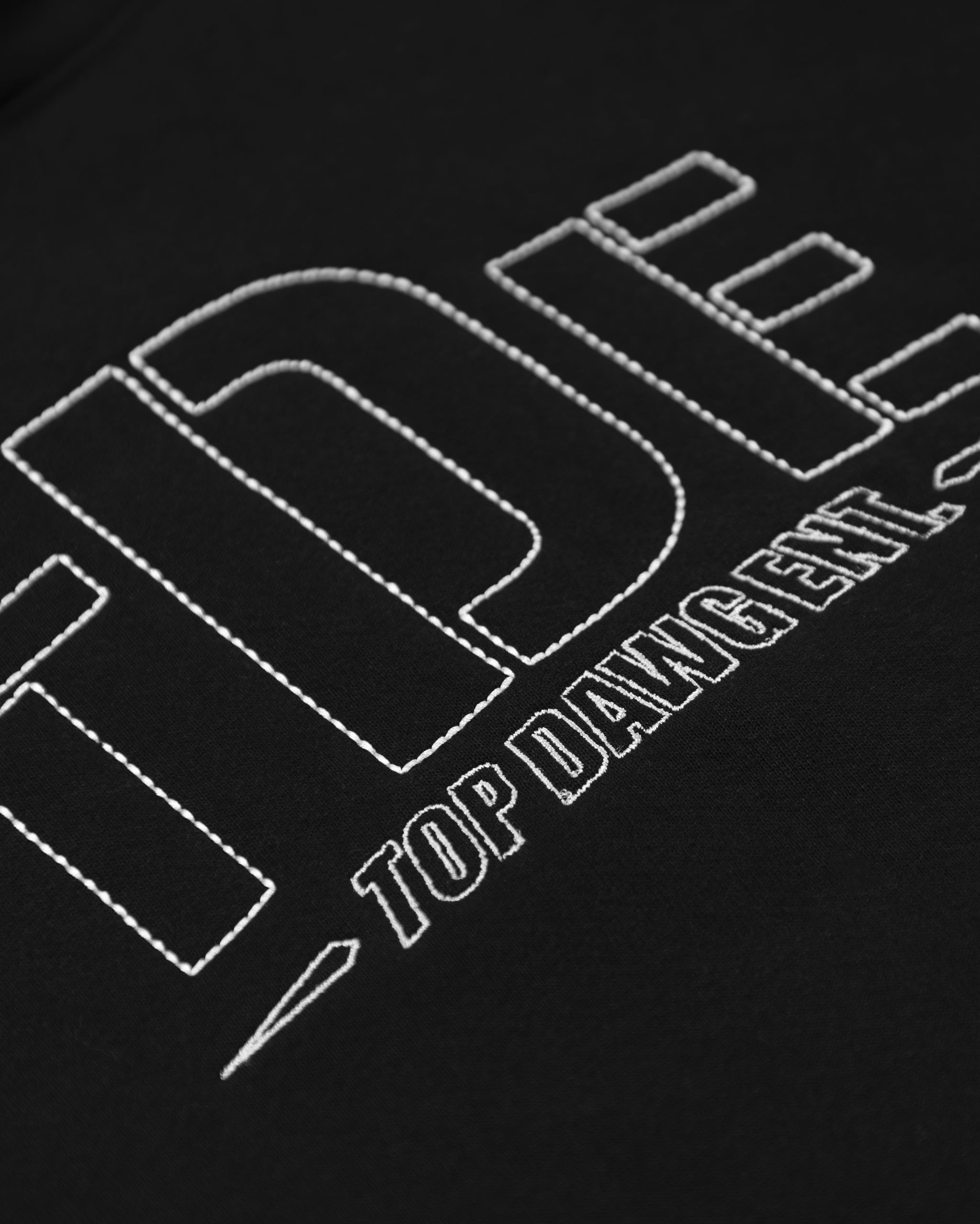Original Outline Stitch Hoodie (Black) – Top Dawg Entertainment