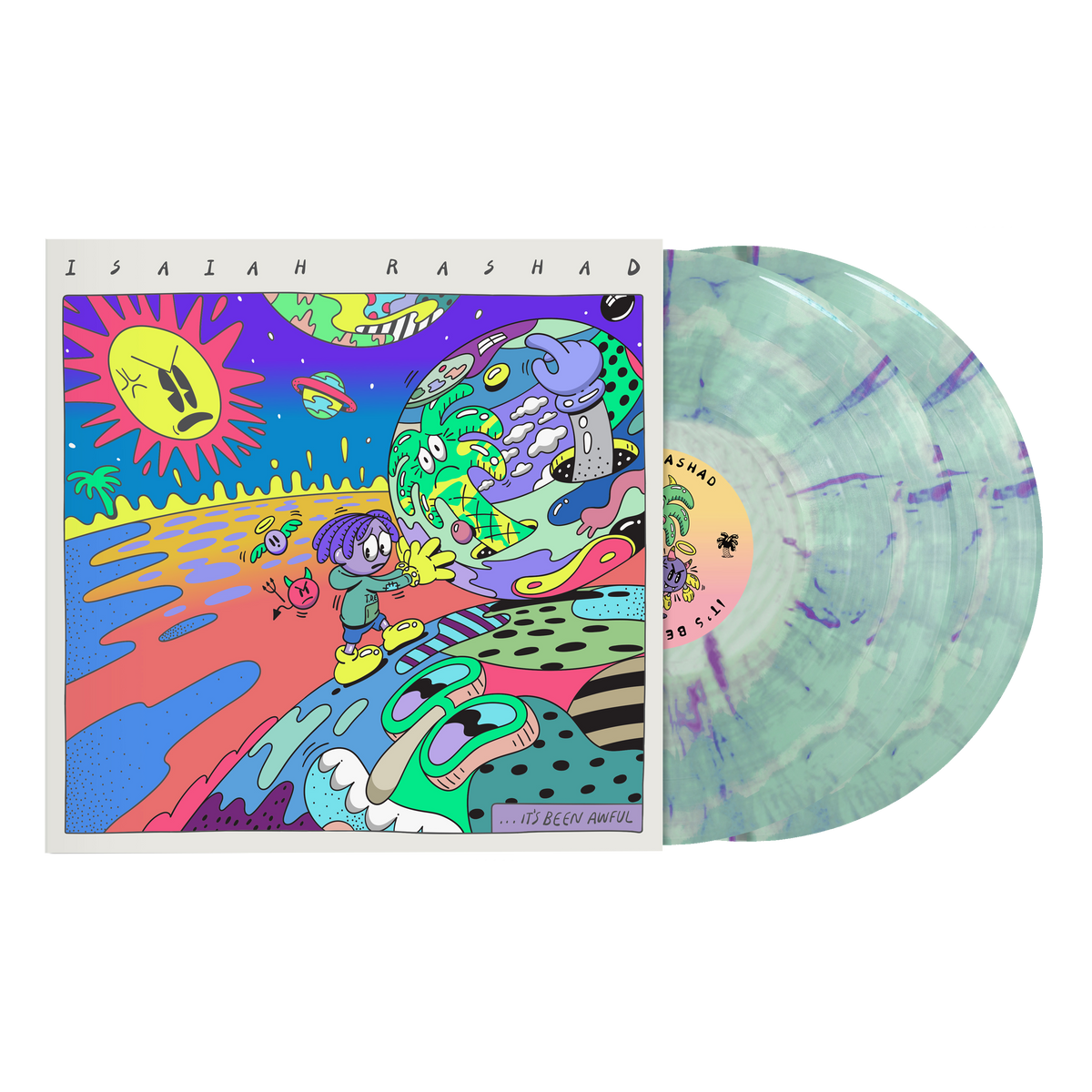 Isaiah Rashad - It's Been Awful Gatefold 2LP Swirl Vinyl (Steven Harrington Edition)