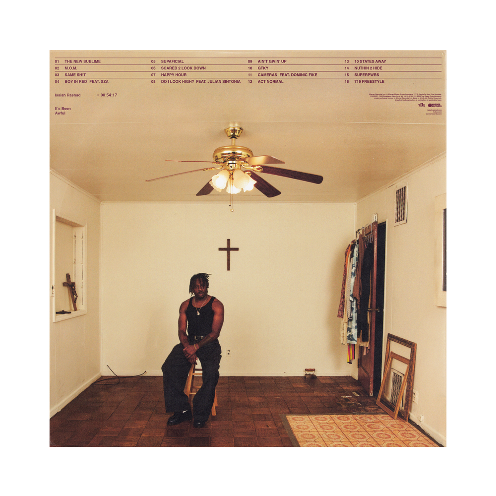 Isaiah Rashad - It's Been Awful Gatefold Special Edition Clear LP Vinyl