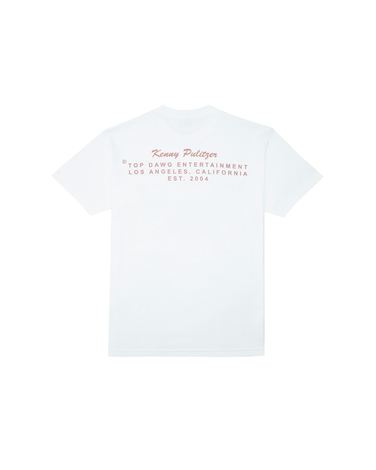 Kenny P. Race T-Shirt (White) – Top Dawg Entertainment Kenny P. Race T-Shirt (White) – Top Dawg Entertainment