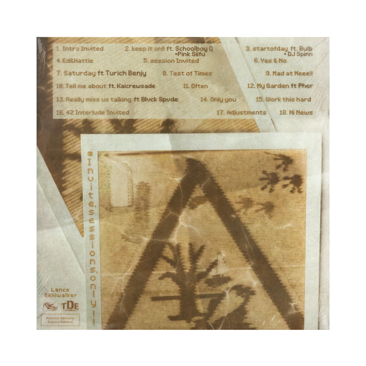Lance Skiiiiwalker - #Invite, Sessions, Only!! Standard Vinyl