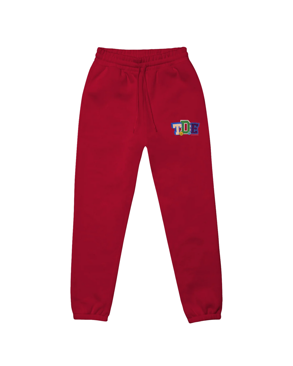 TDE Patch Print Sweatpant (Red)