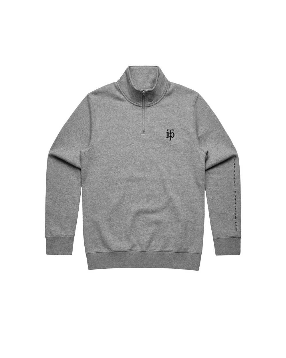 TDE Logo Half Zip (Gray)