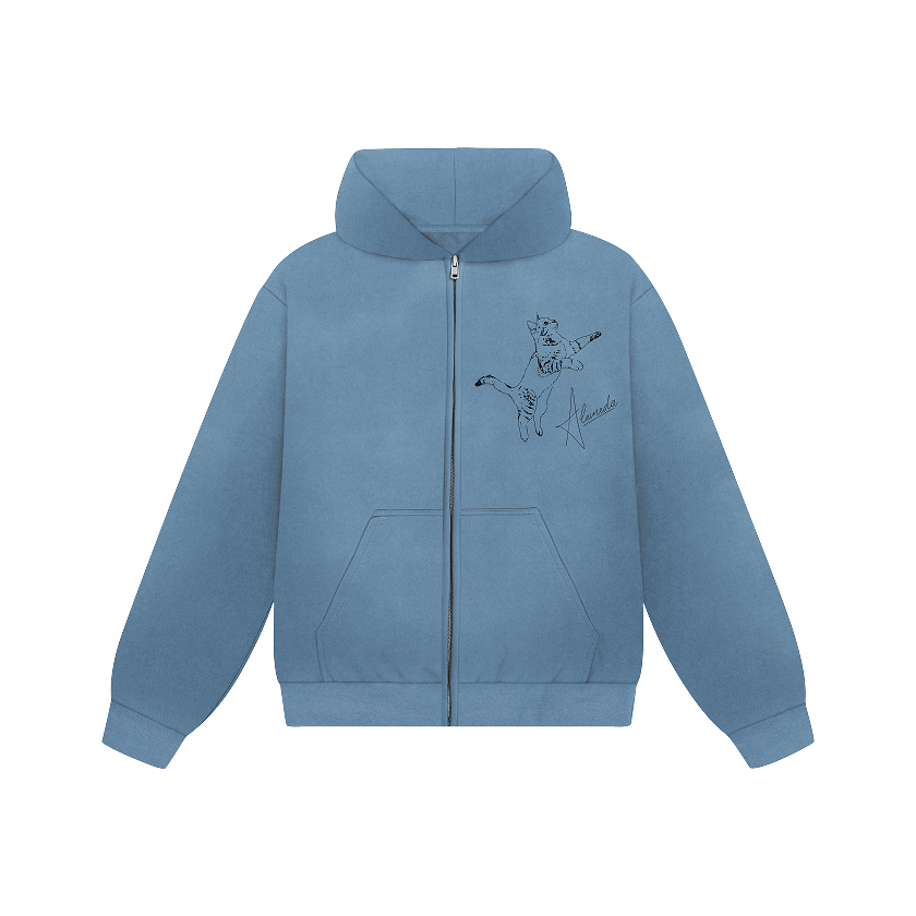 ALEMEDA - Zip Hoodie