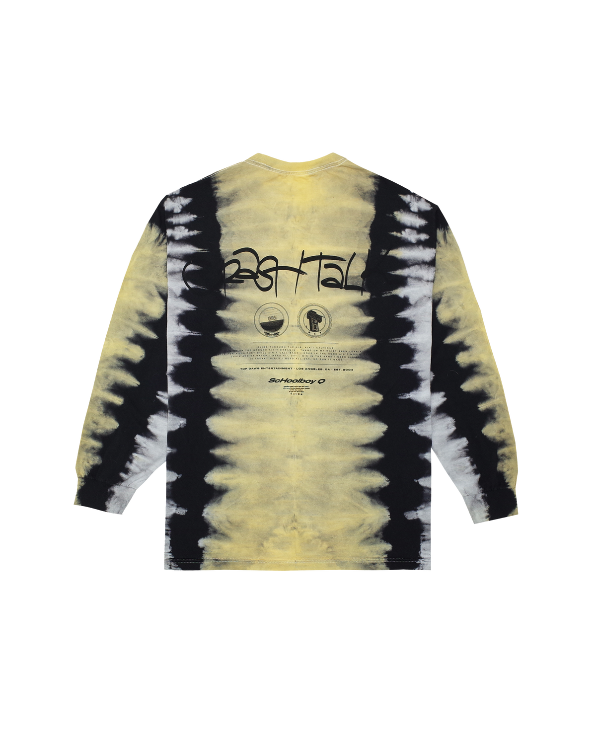 CrasH Talk Tie Dye L/S T-Shirt (Yellow)