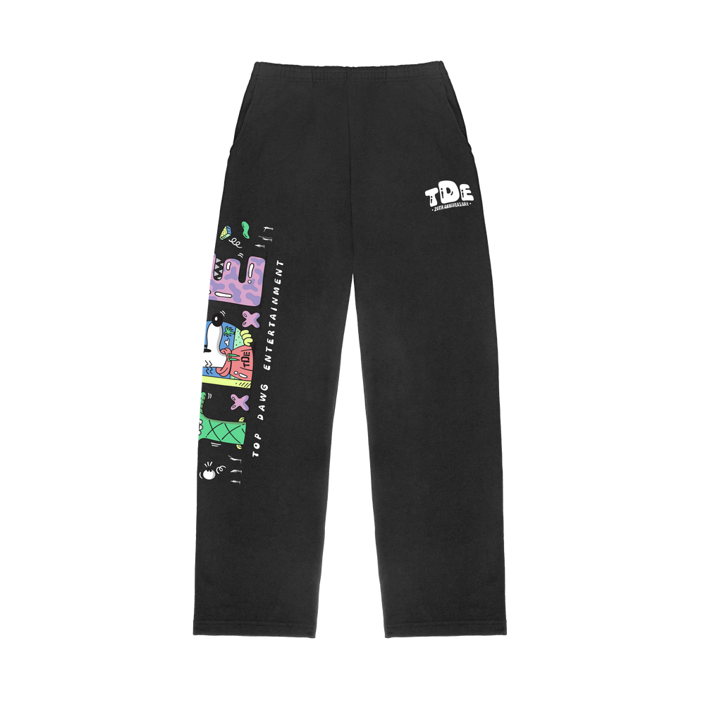 TDE x Steven Harrington - Sweat Pants (Black)