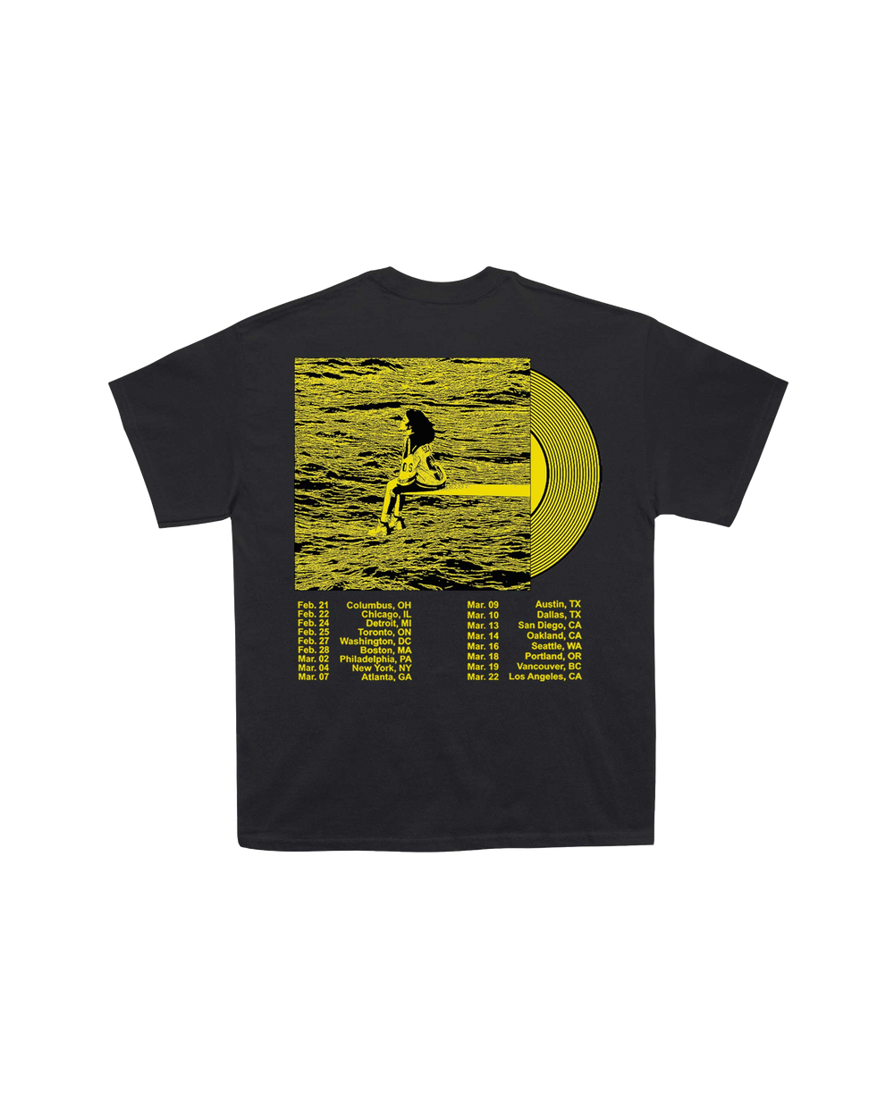 Sza - Seahorse Tour T-Shirt (Black)