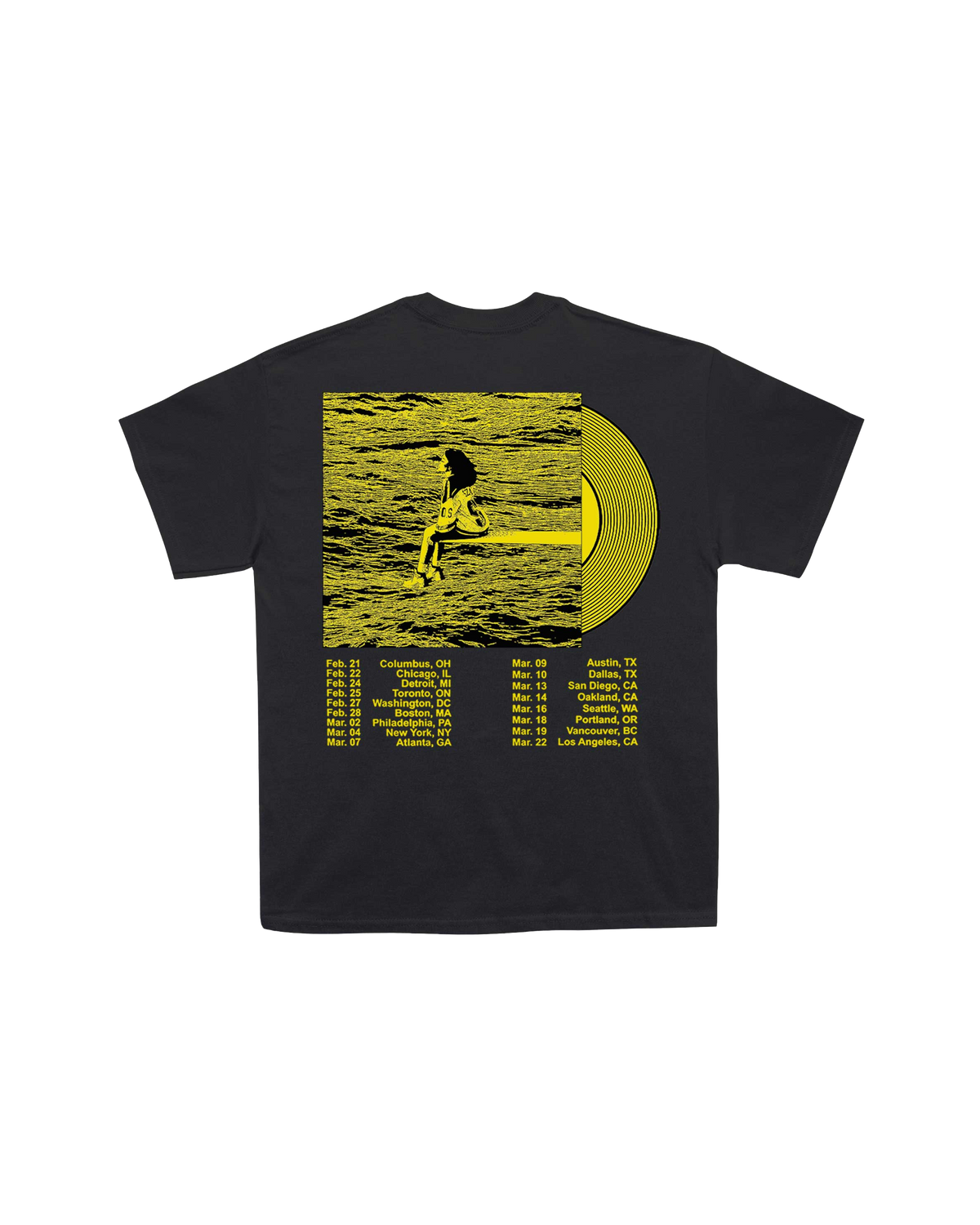 Sza - Seahorse Tour T-Shirt (Black)