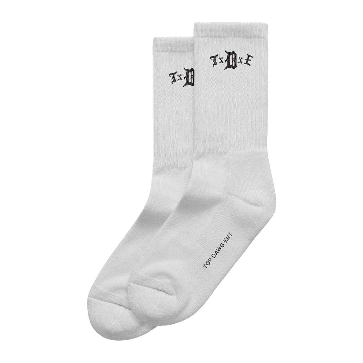 TxDxE New Classic Sock (White)