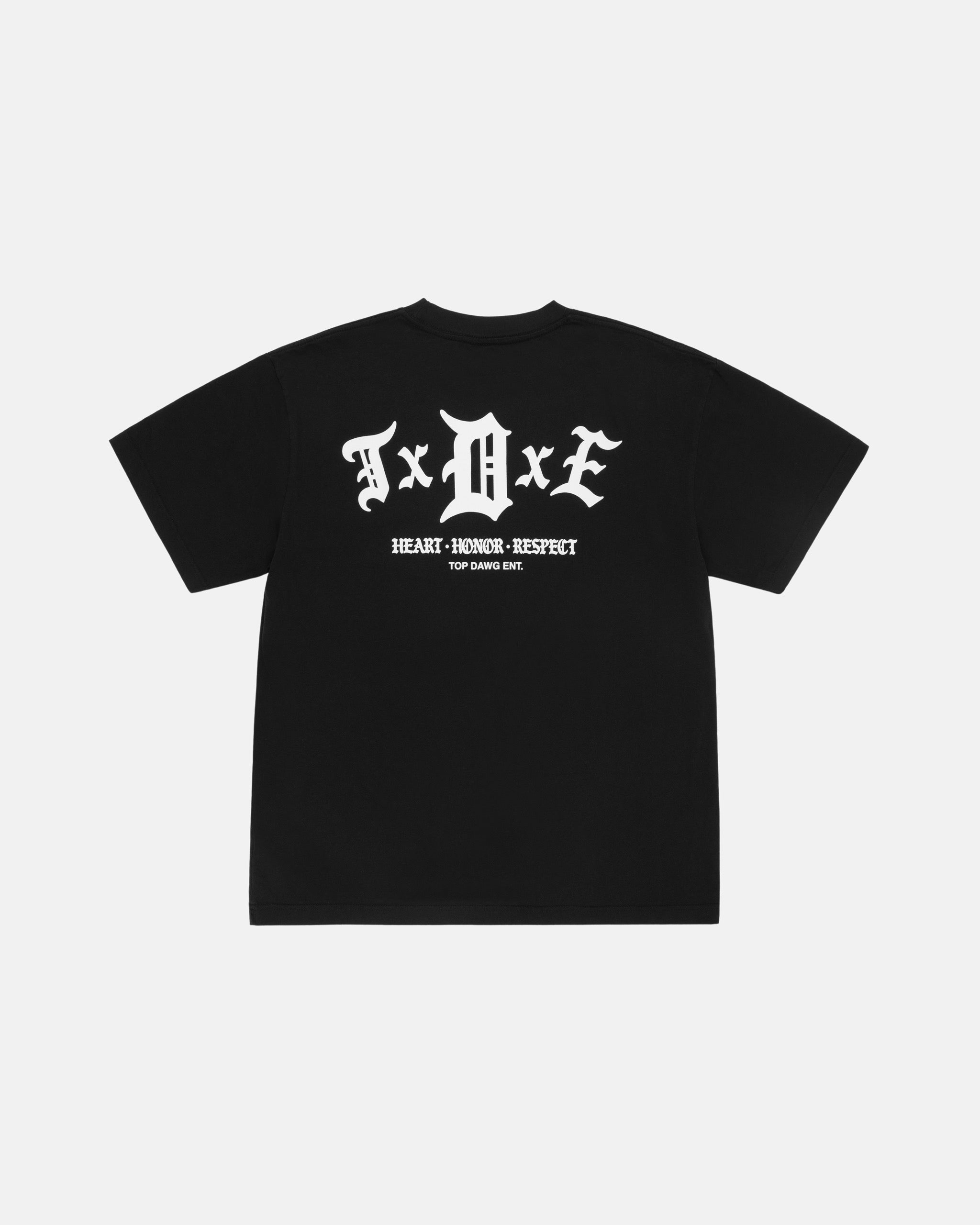 トップス andwang Check Ribbon Docking Tee TxDxE Tee (Black) – Top Dawg Entertainment