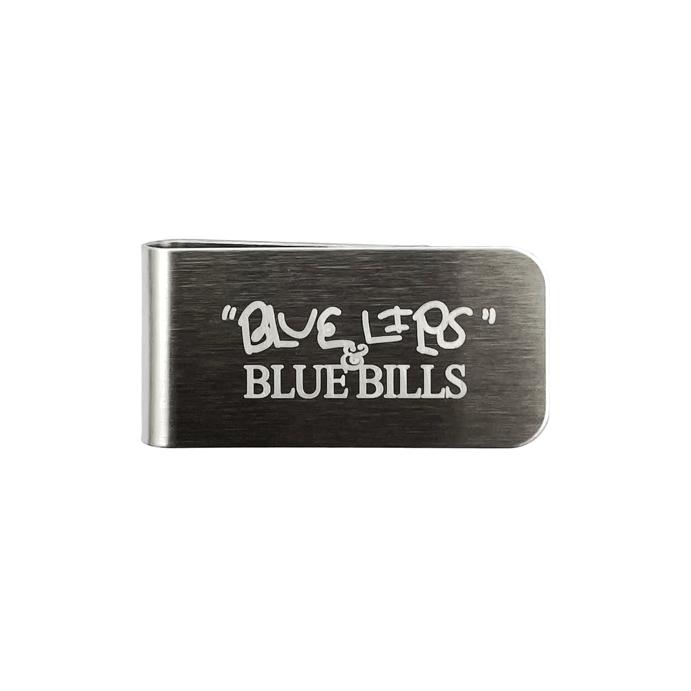 Blue Lips Money Clip