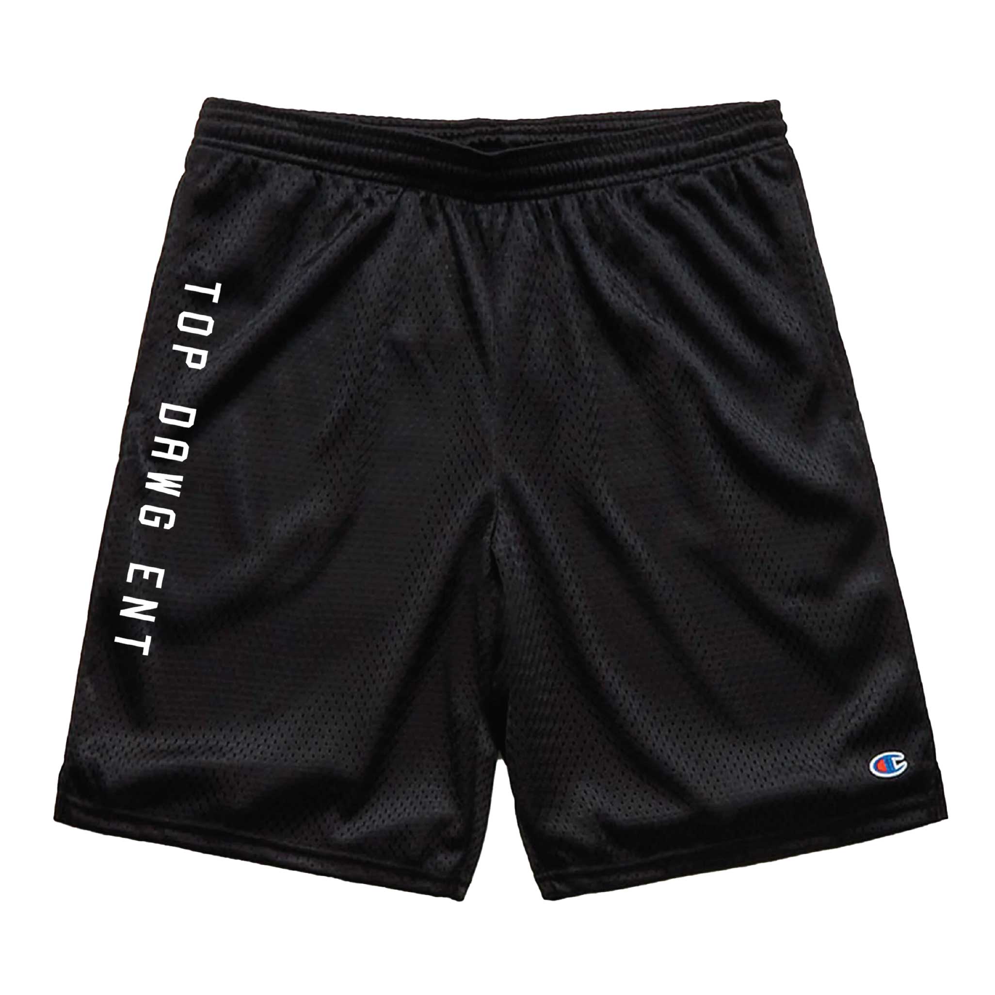 Champion Mesh Shorts Black Top Dawg Entertainment Champion Mesh Shorts Black Top Dawg Entertainment