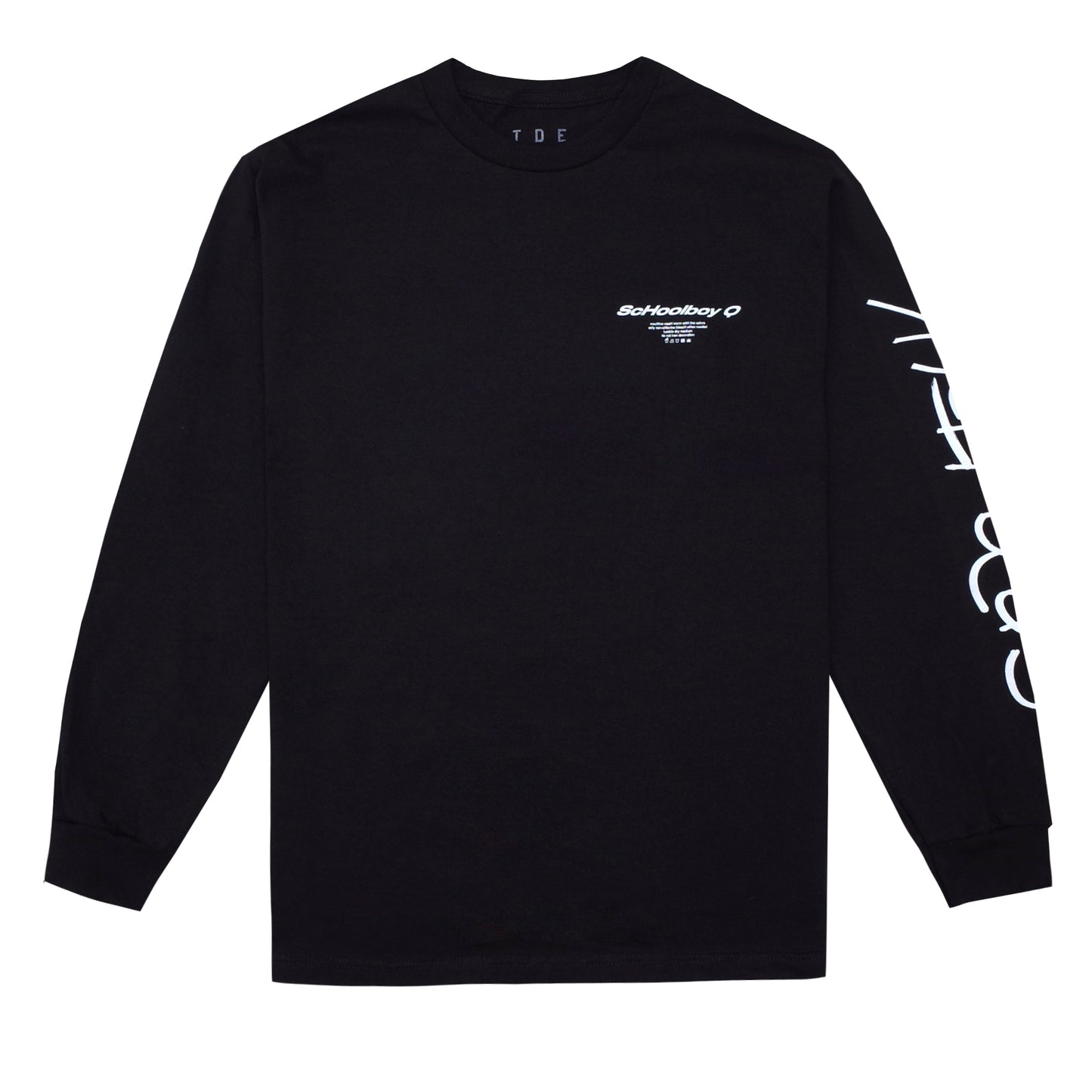 CrasH Talk L/S T-Shirt (Black)