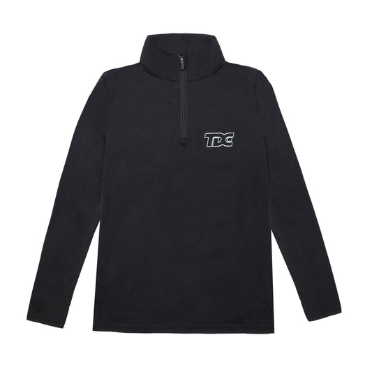 TDE New Classic Woman's Mockneck Sweatshirt (Black)