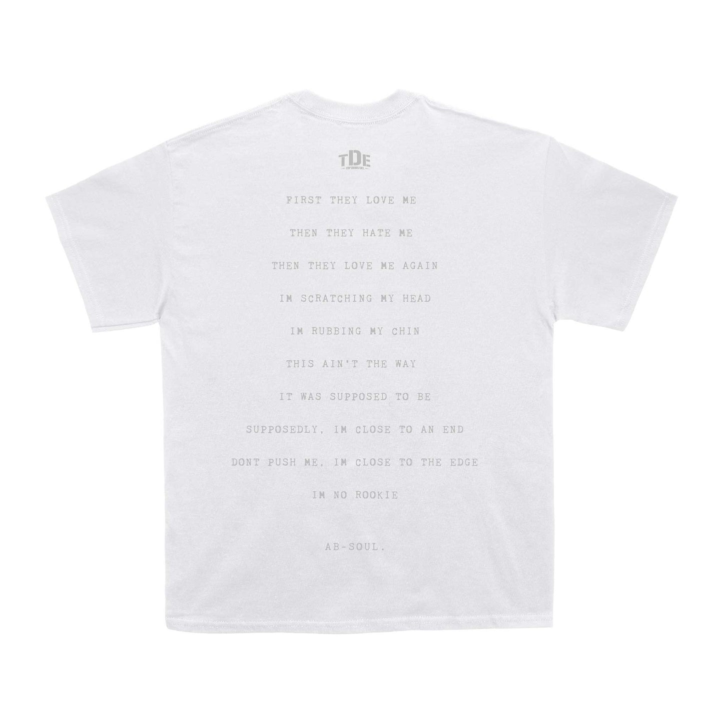 Ab-Soul - Message Tee (White) – Top Dawg Entertainment