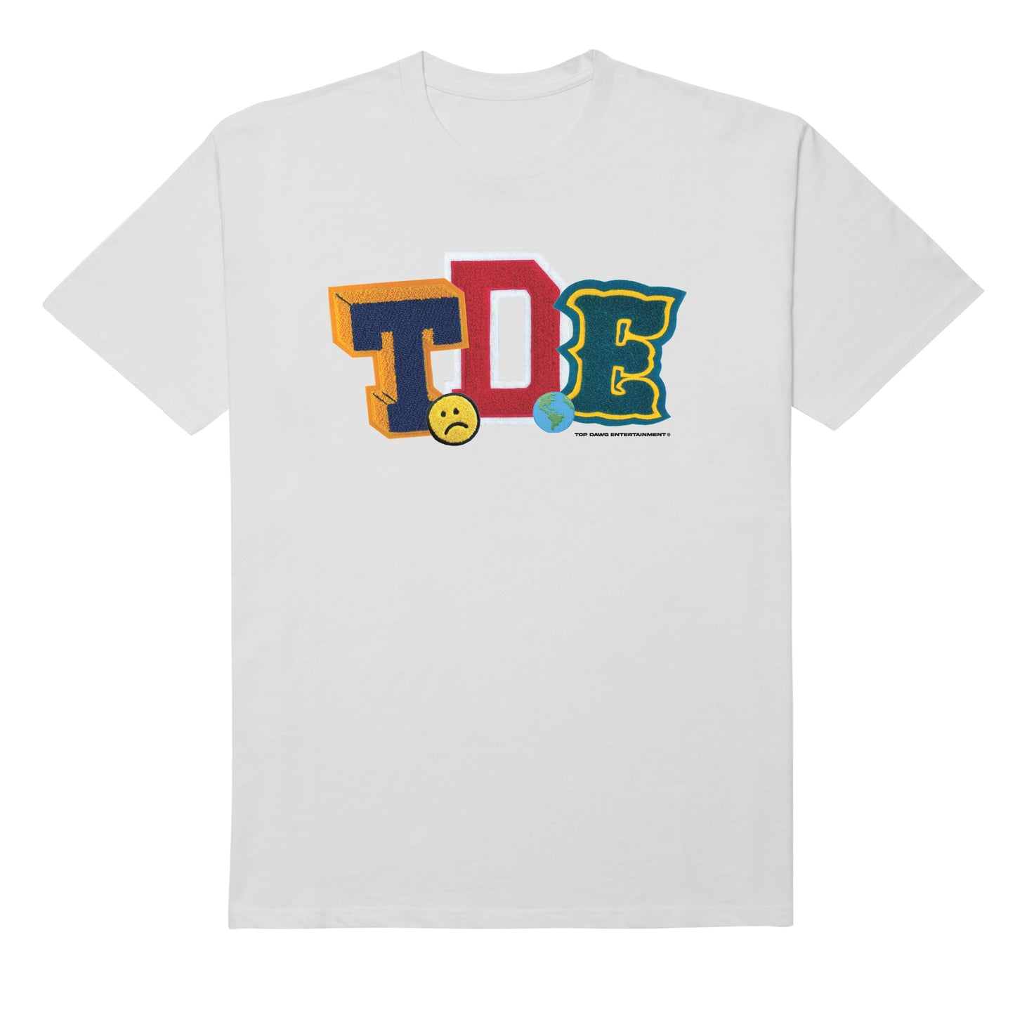 TDE Printed Patch T-Shirt (White)
